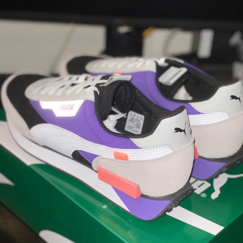 Puma combo Court Purple Ferrari Red